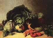 James Peale Still Life Balsam Apple and Vegetables oil painting picture wholesale